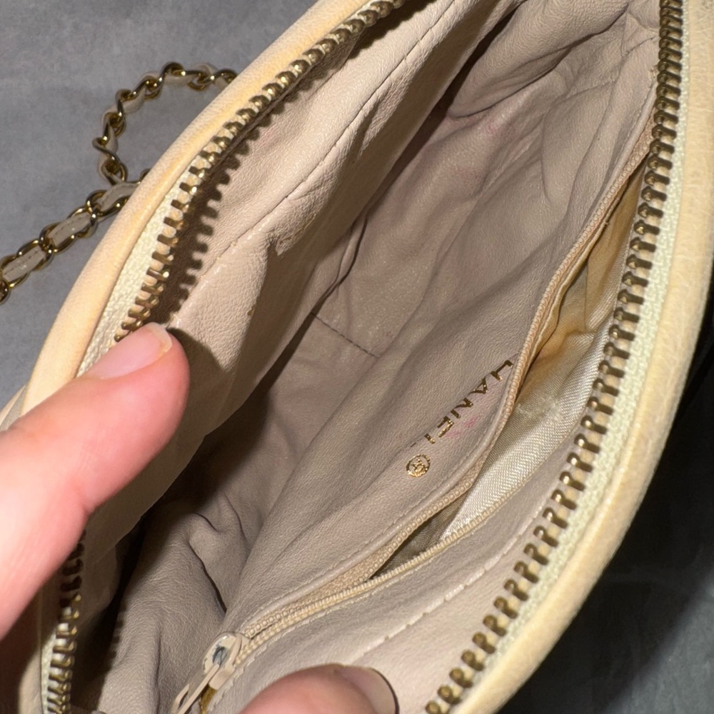 Chanel Vintage Quilted Tassel Satin Camera Bag - Picture 9 of 12
